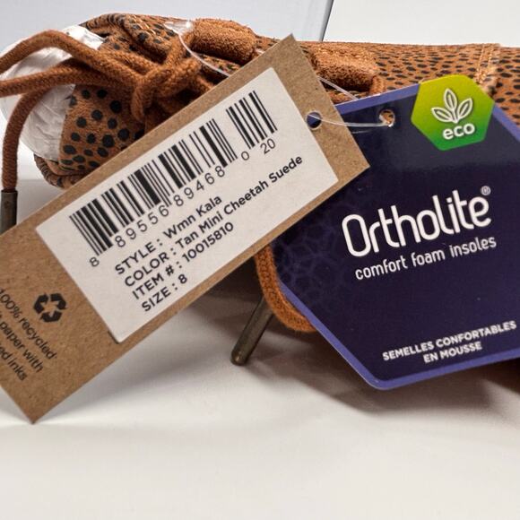 TOMS Women's Kala Desert Wedge Mini Cheetah Suede Bootie Size 8 NEW - Picture 2 of 10